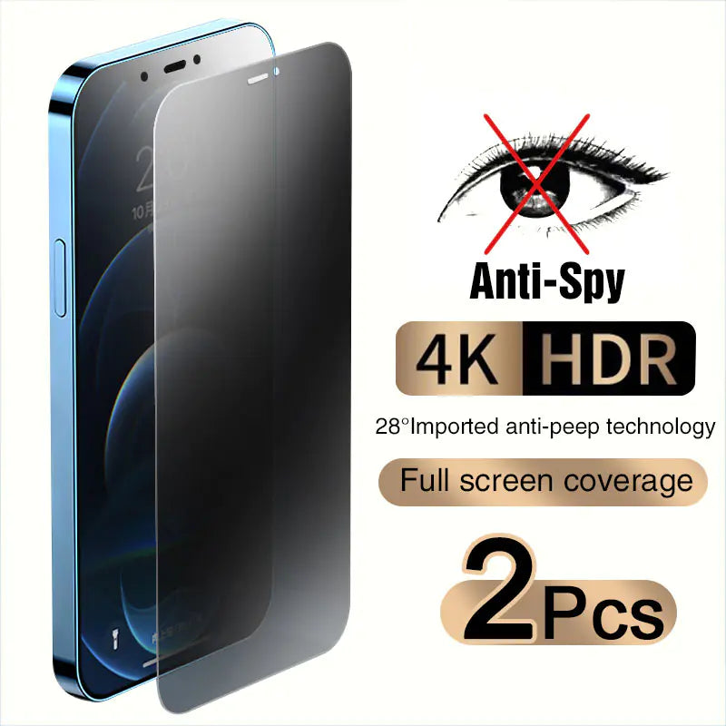 Full Cover Anti-Spy Screen Protector For iPhone